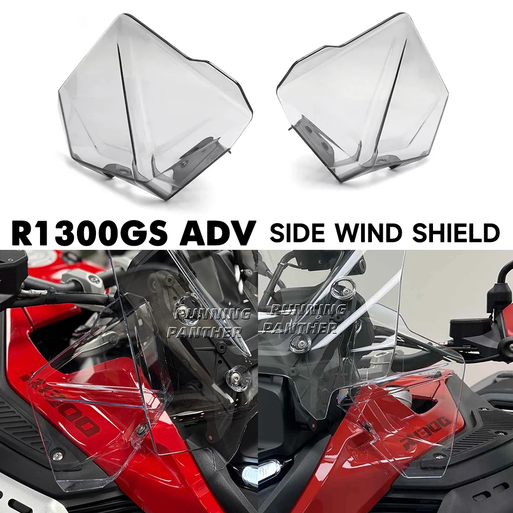 

For BMW R1300GS Adventure Motorcycle Windshield Bilateral Tank Side Wind Deflector Spoiler Kit R 1300 GS ADV 2024 2025