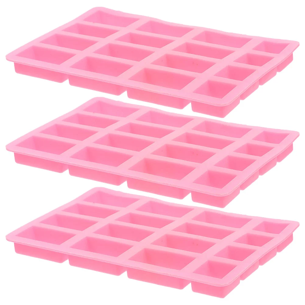 3 Pcs Mold Wall Bricks Tiny Miniature Kits Soap DIY Sand Table Silica Gel Material Molds