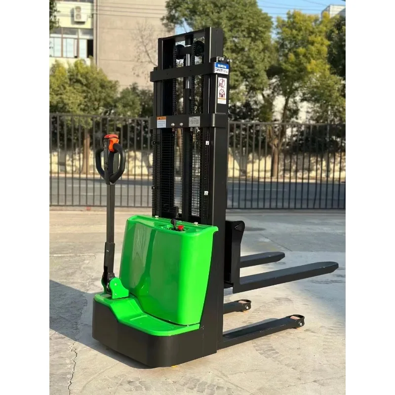 YG Walkie Pallet Stacker 1000kg 3m Lift Electric Forklift Compact Warehouse Lifting Equipment Durable