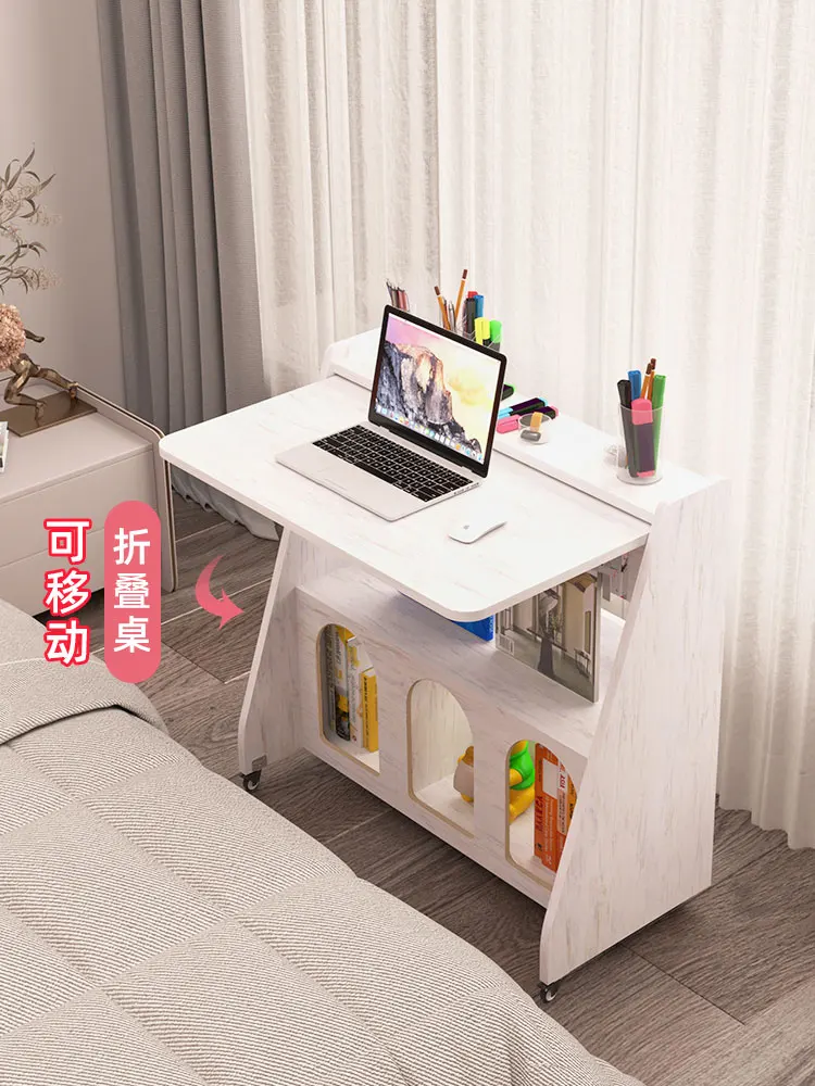 Bedside Table Home Bedroom Small Apartment Children Retractable Study Table