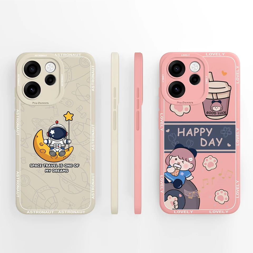 For OPPO Reno 15F 15 15 Pro Case Cute Kitten Moon Shockproof Camera Protection Housing For OPPO Reno15Pro reno15f Coque Funda