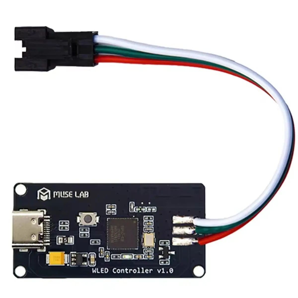 （2026 SUMMER）MuseLab Open-Source WLED Controller WS2812B Light Strip Controller RGB Full Color B