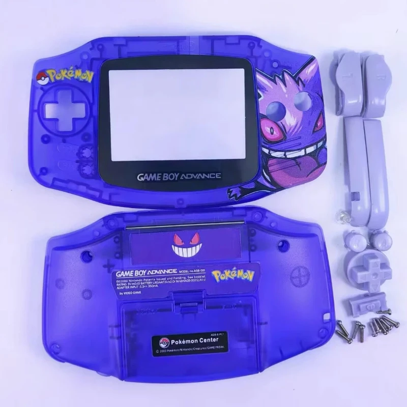 

New Advance Replacement Clear Green Housing Kit With Buttons Screws For Gba Agb 001 Refurbishment