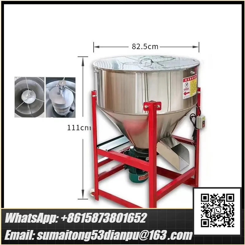 High Quality New Poultry Farm Feed Mixer Machine Animal Poultry Feed Mixer Chicken Feeder Pulverizer Automatic 100-1200kg/h
