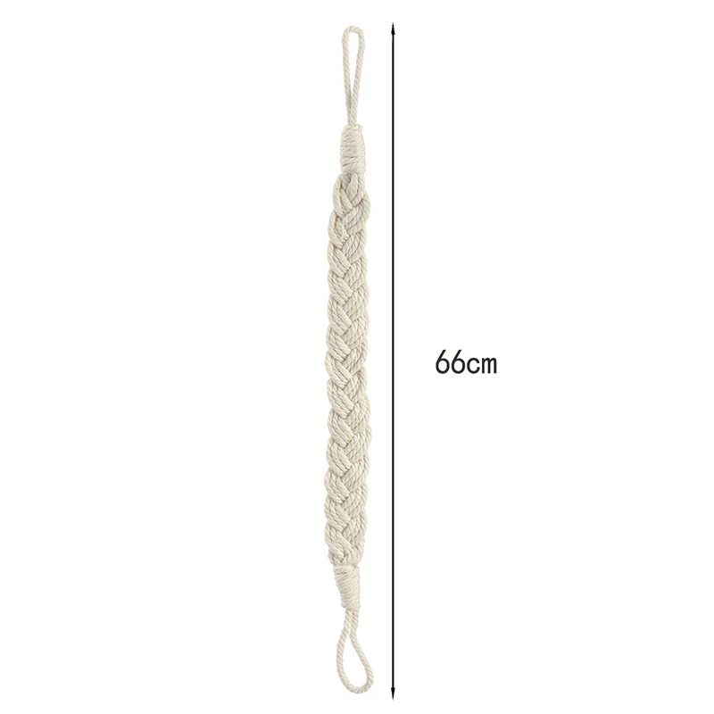 10pcs Handmade Braided Curtain Tiebacks Bohemian Curtain Holder Cotton Jute Rope Strap Buckle Holdbacks Home Decor