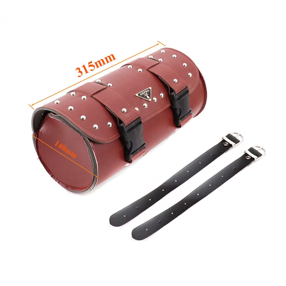 

Universal Motorcycle Saddlebags Leather Side Storage Luggage Bags Front Tool Pouch For Harley Touring Sportster Dyna Softail