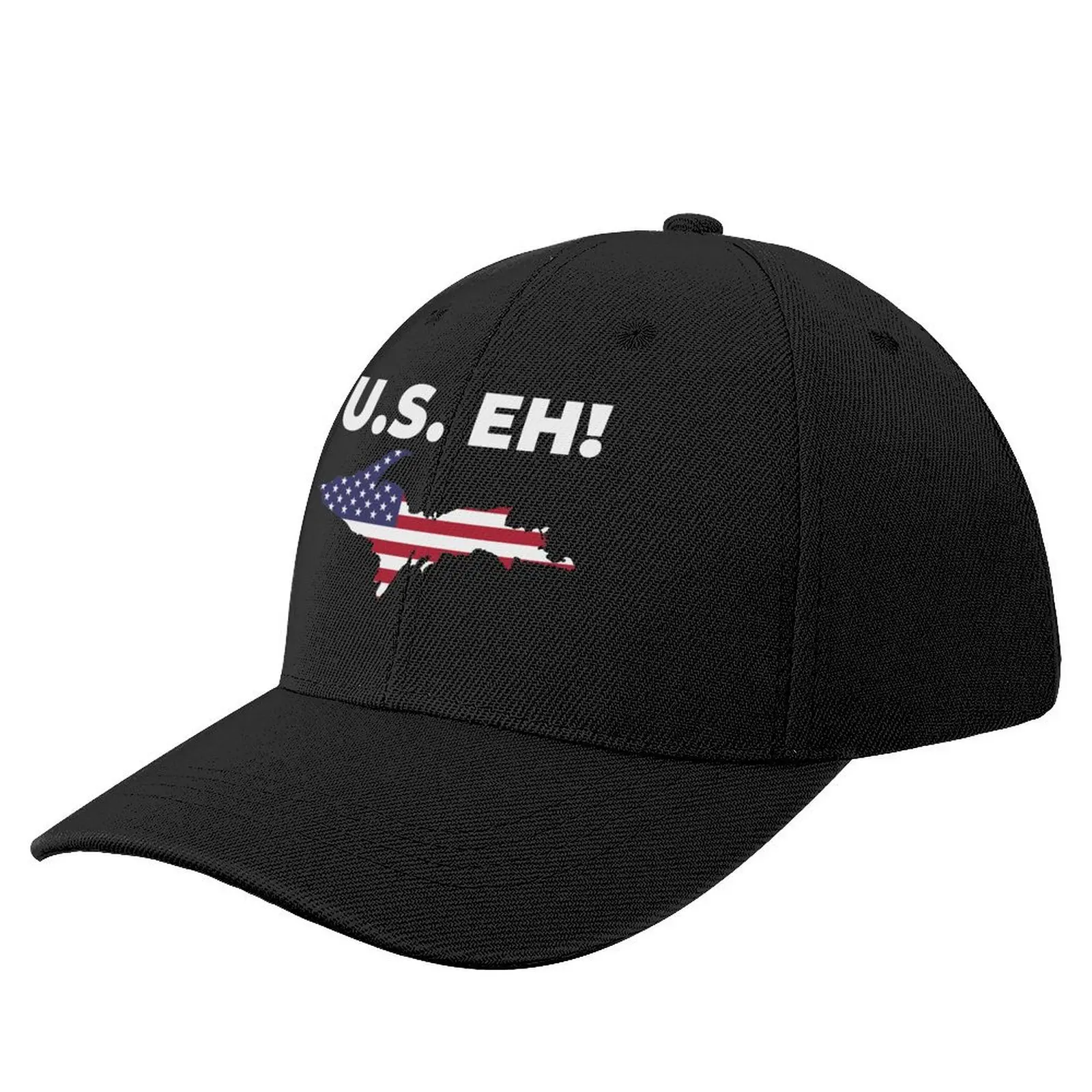 

U.S. Eh! USA Patriotic Upper Peninsula Michigan Yooper Baseball Cap Icon Golf Hat Men Caps Women's