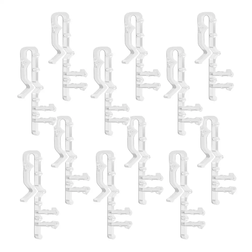 

12 Pcs Curtain Clip Vertical Blinds Replacement Clips Cover Bathtub Window Parts