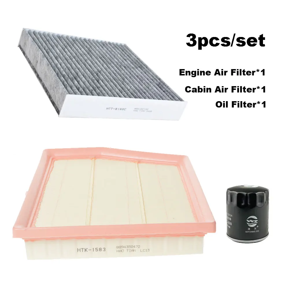 3Pcs Filter Set For…