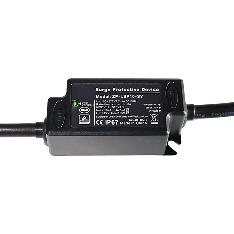 Advanced LED Power Surge Protector With SPD Technology For Effective Surge Arrest