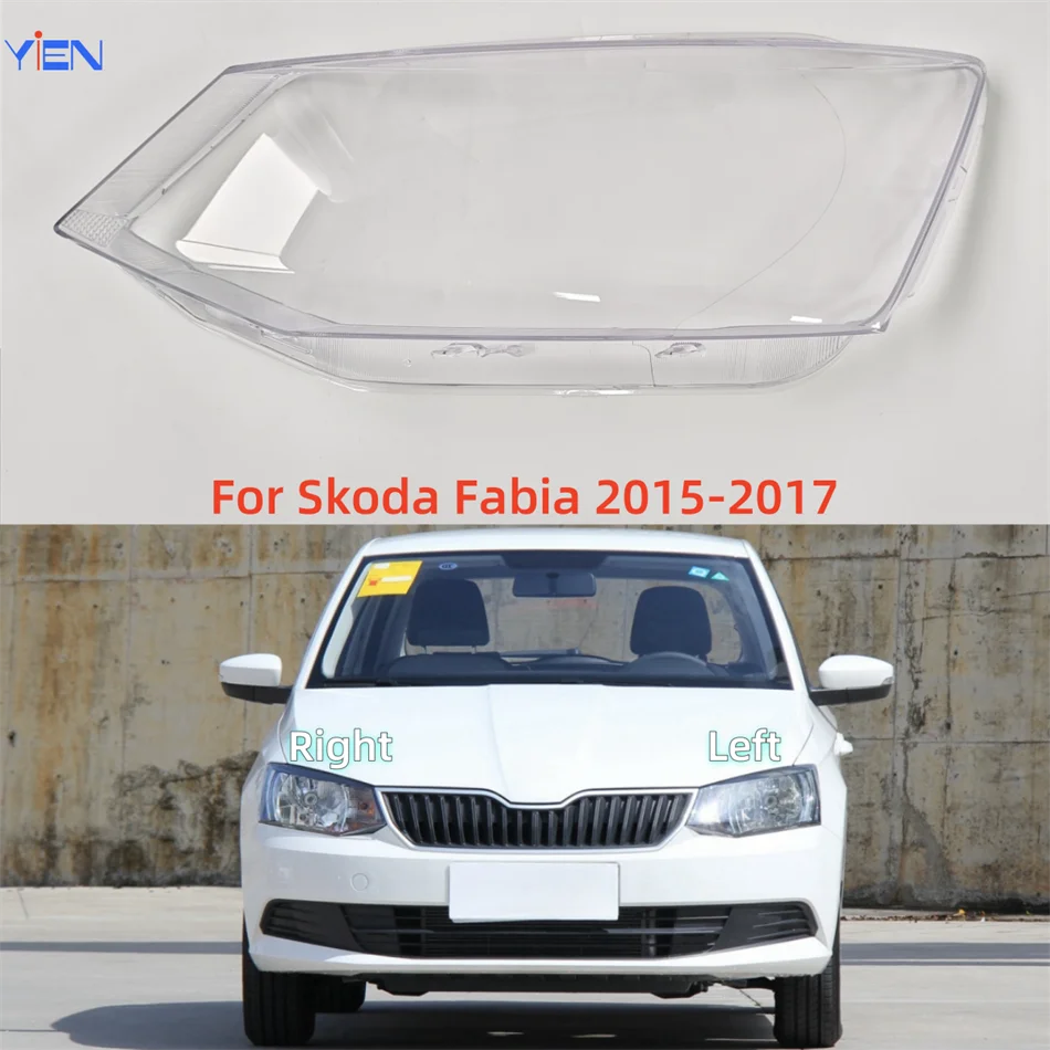 

For Skoda Fabia 2015 2016 2017 Car Lights Shell Headlight Lights Glass Transparent Anti-UV And Anti-Aging