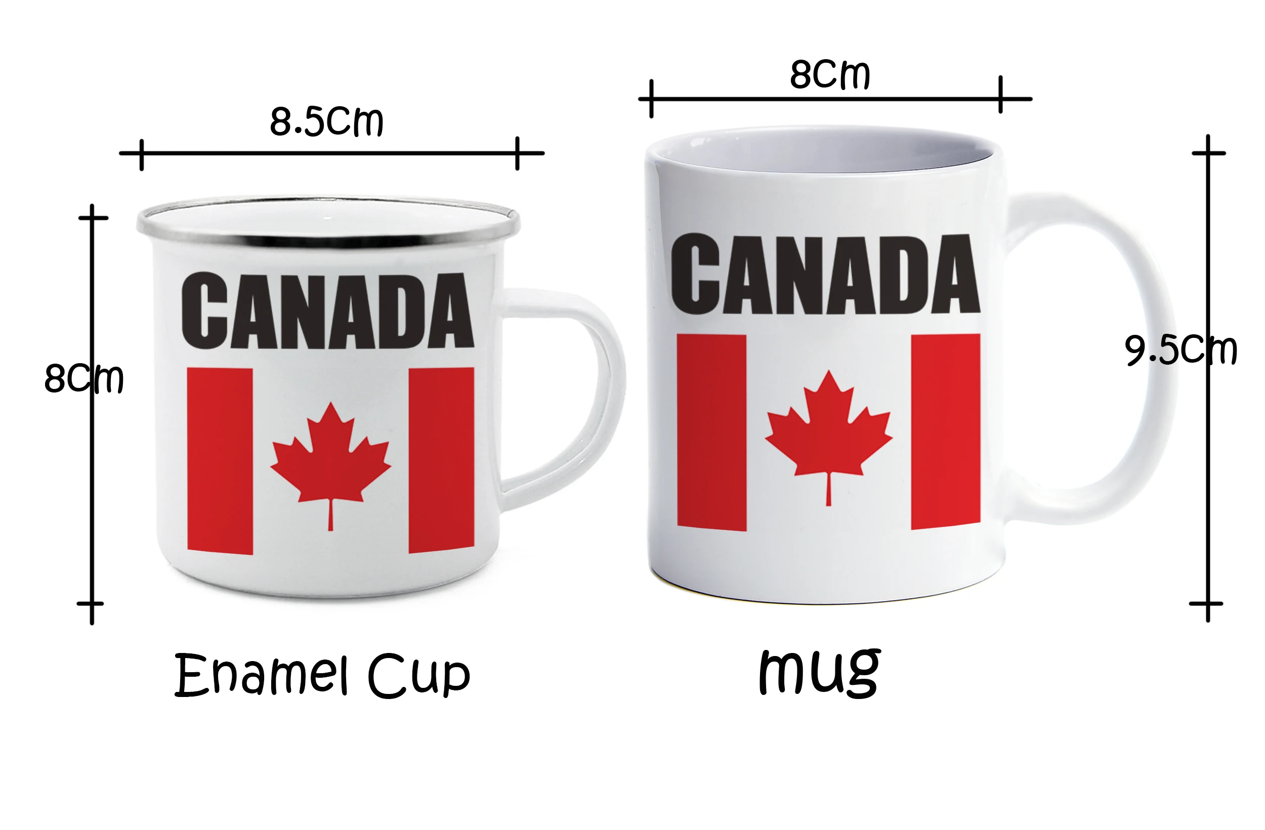 A DIY Canada Flag Football Coffee Cup 11oz Funny zq Ceramic Coffee Football Fans Memorial Cup Handle Tea Cup Drink Cup