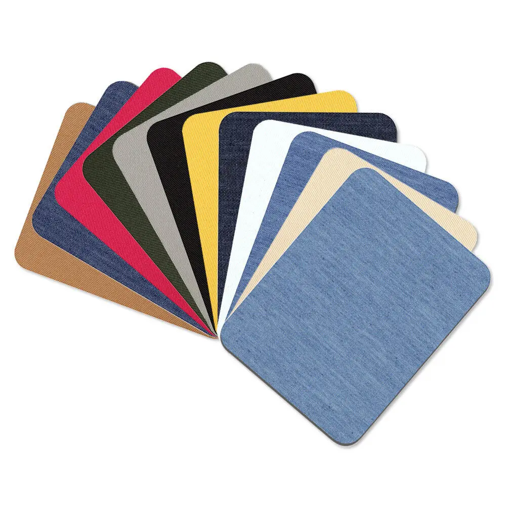 yZ[z1pc/5pcs/10pcs Iron on Fabric Patches for Clothes Sewing Patches Denim Jean Repair Canvas Puffer Down Jacket (4.9 x 3.7 Inches)