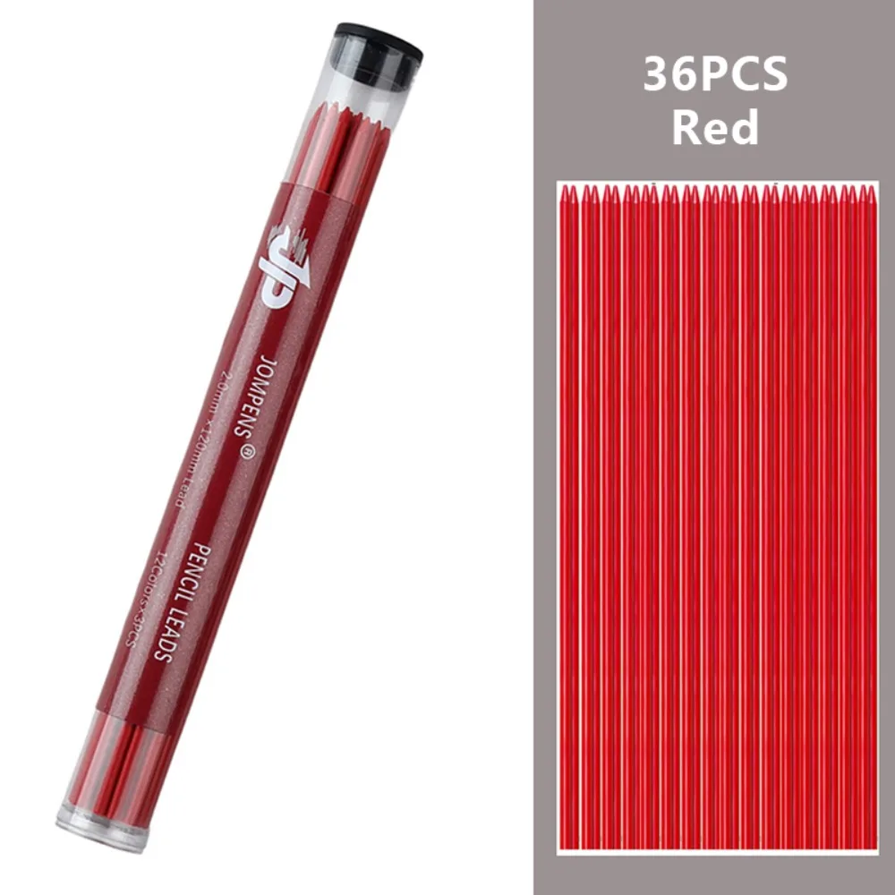 

0,5/0,7/0,9/1,3/2,0 мм стержень для карандашей, цветные стержни для механических карандашей большой емкости, принадлежности для художественных эскизов, 2B