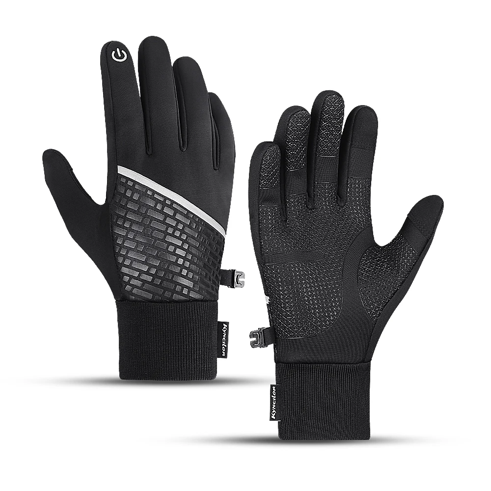 AliExpress Fezrgea Winter Gloves Warm Touch Screen All Finger Bicycle Gloves Waterproof Anti Slip Breathable Sports Wkiing Motorcycle Gloves