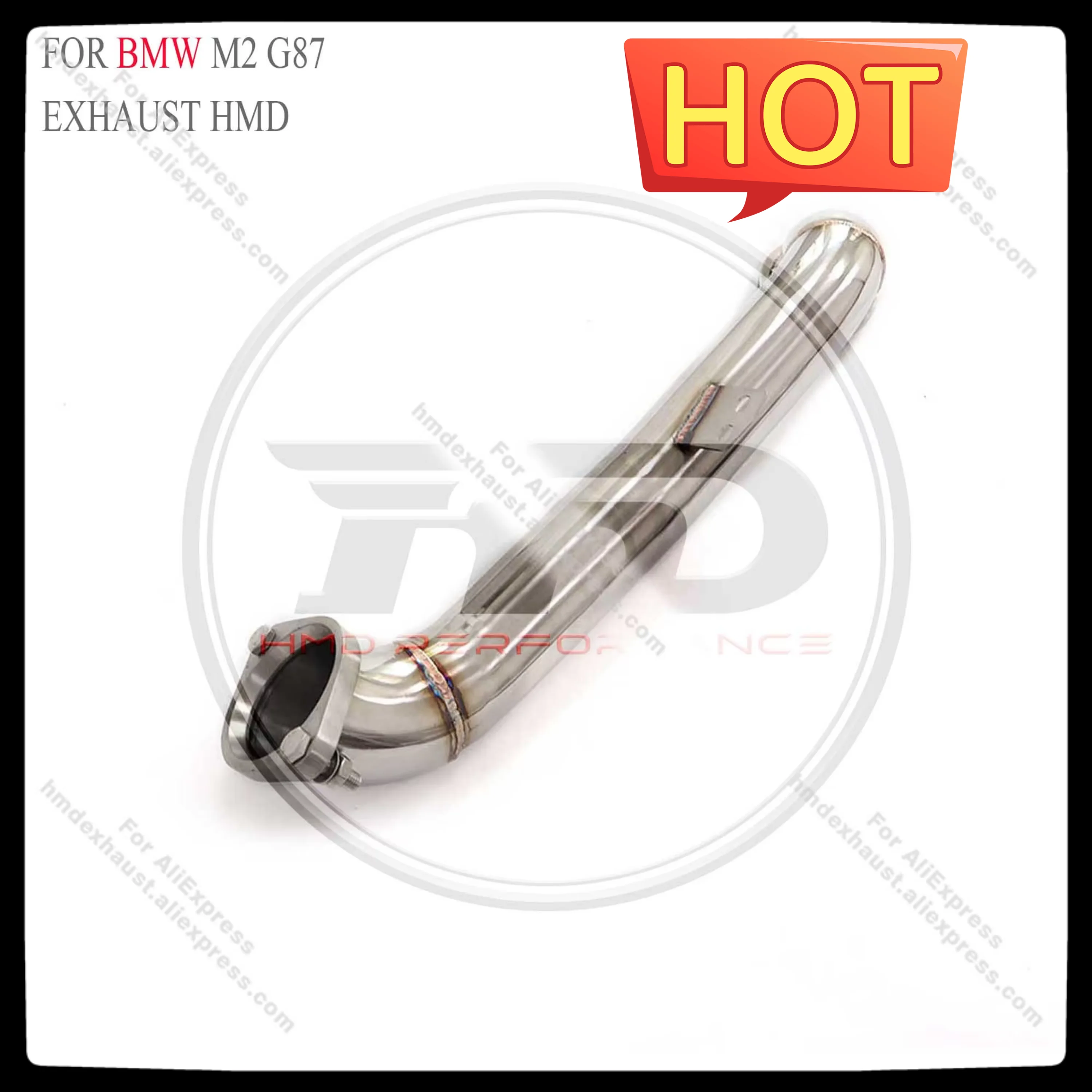 

HMD Exhaust System High Flow Performance Middle Pipe for BMW M2 G87 car