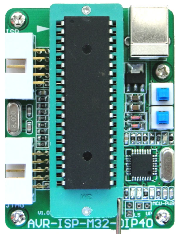 AVR Download Burning Seat Programmer Atmega8A/16A/32A/64A/128A/2560/Attiny13A