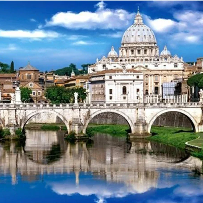 75*50cm 1000pcs Jigsaw Puzzle Saint Peter's Basilica Home Decoration Painting Adult Stress Relief Educational Toys