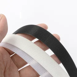 20/25/30/40/50mm Transparent Black White Soft Baby Hook Loop Fastener Tape Safe Baby DIY Sewing Self Adhesive Stickers Tape
