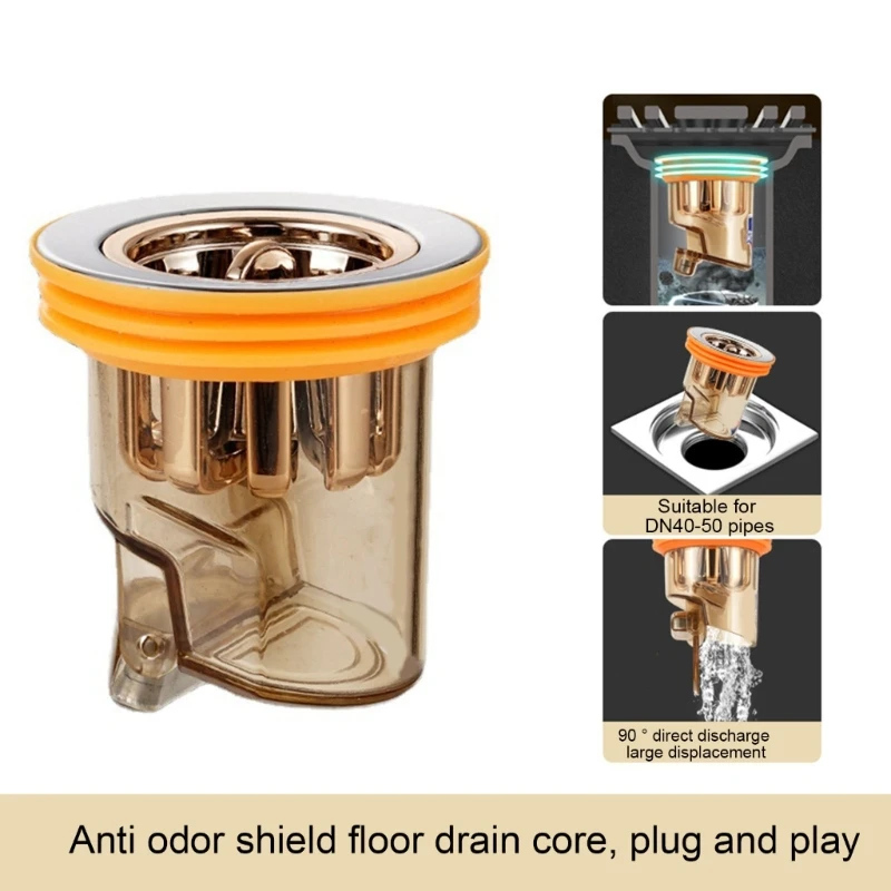 2pcs Floor Drain Stop Clogs and Eliminate Bad Odors Choose Our Quality Bathroom School Office Kitchen Toilet Supply