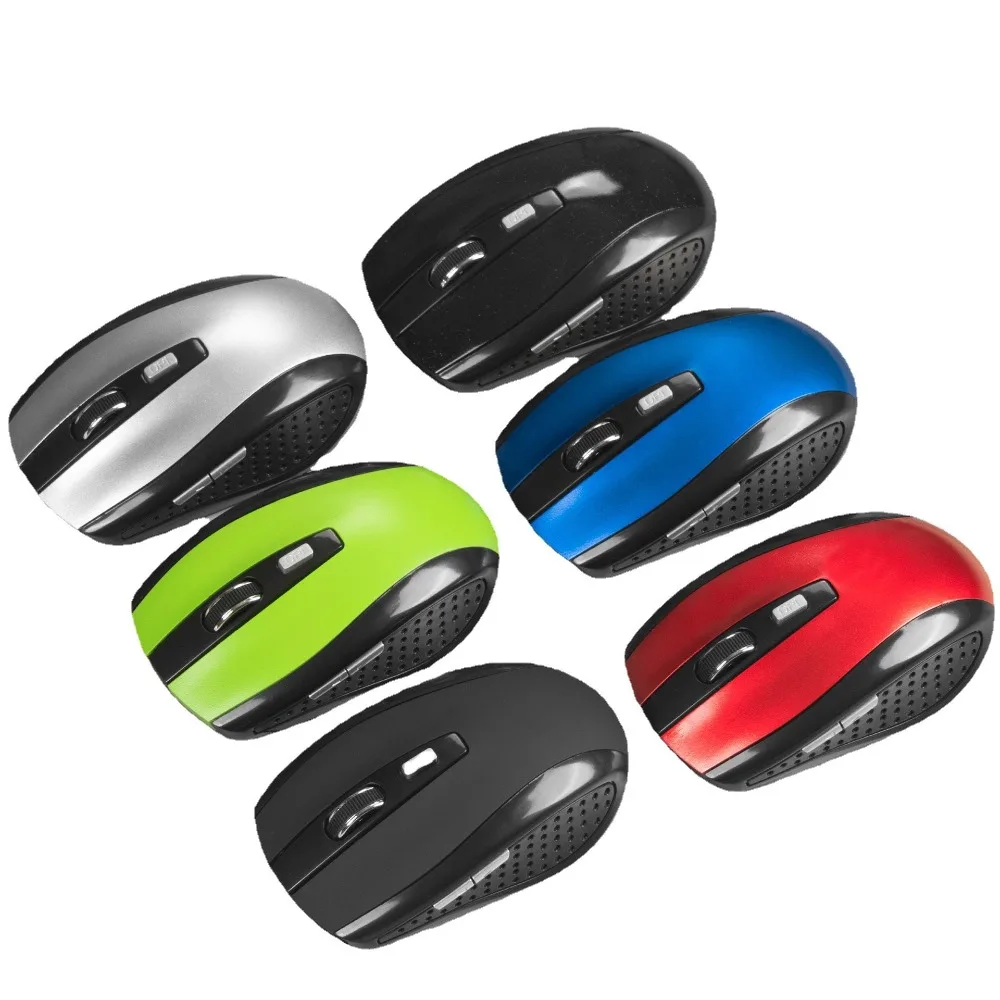 Wireless Mouse Silent Mouse 2.4G Portable Mobile Optical Office Mouse Adjustable DPI Levels for Notebook PC Laptop MacBook