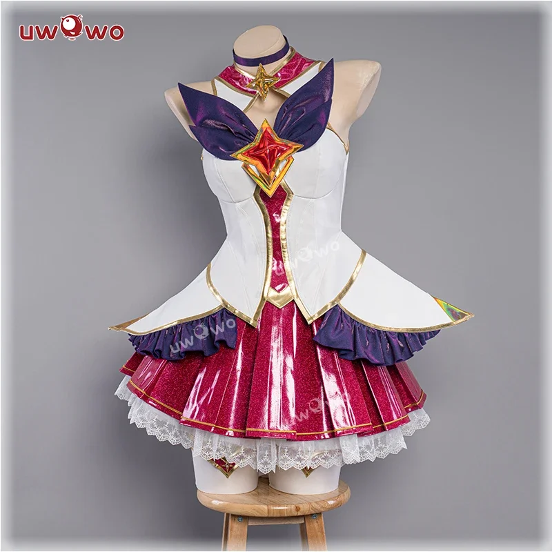 IN STOCK UWOWO Star Guardian Ahri Cosplay League of Legends/LOL: SG K/DA Ahri Xayah Akali Kaisa Cosplay Halloween Costumes