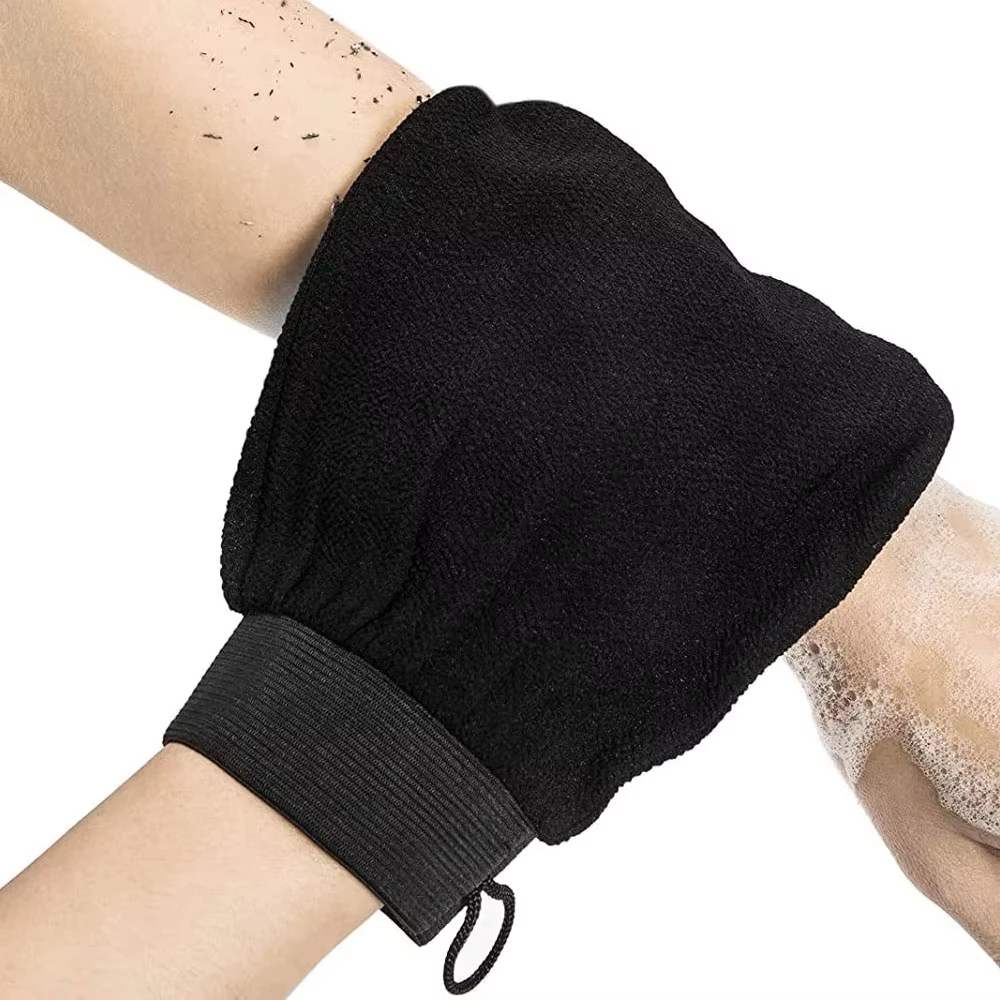 1PCS Exfoliating Shower Gloves Painless Remove Dead Skin Scrub Body Korean Massage Mitt Bathroom Cleaning Gadget