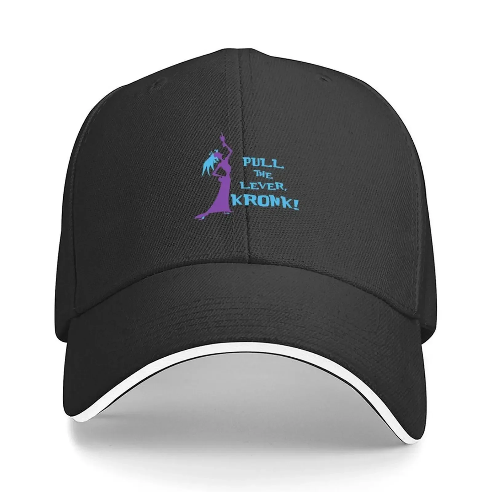 New Pull The Lever - Emperors New Groove Baseball Cap Black Sun Cap Winter Hats For Men Thermal Visor For Women Men's