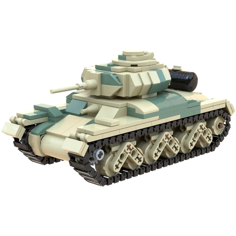 

422pcs MOC Australian Cruiser 1 Camouflaged Building Blocks Christmas Gift Toy to Develop Patience and Concentration