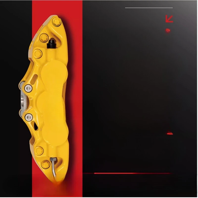 

Hard speed brake caliper modification six-piston set