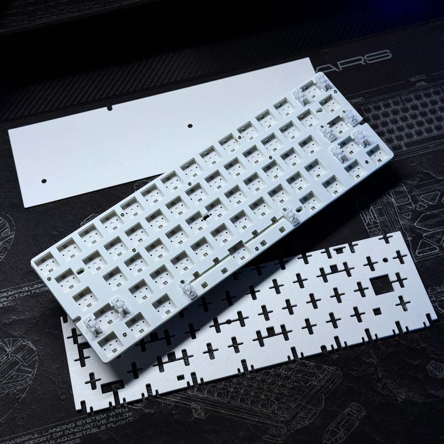 Original Everglide AE61 Pro Gaming Keyboard PCB Foam Set FR4