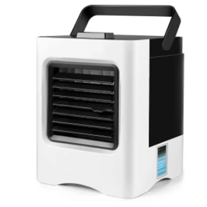 

NEW-Portable Air Conditioner Evaporative Fan Quiet Personal Air Cooler Misting Fan Cordless Mini Air Desk Fan With Handle