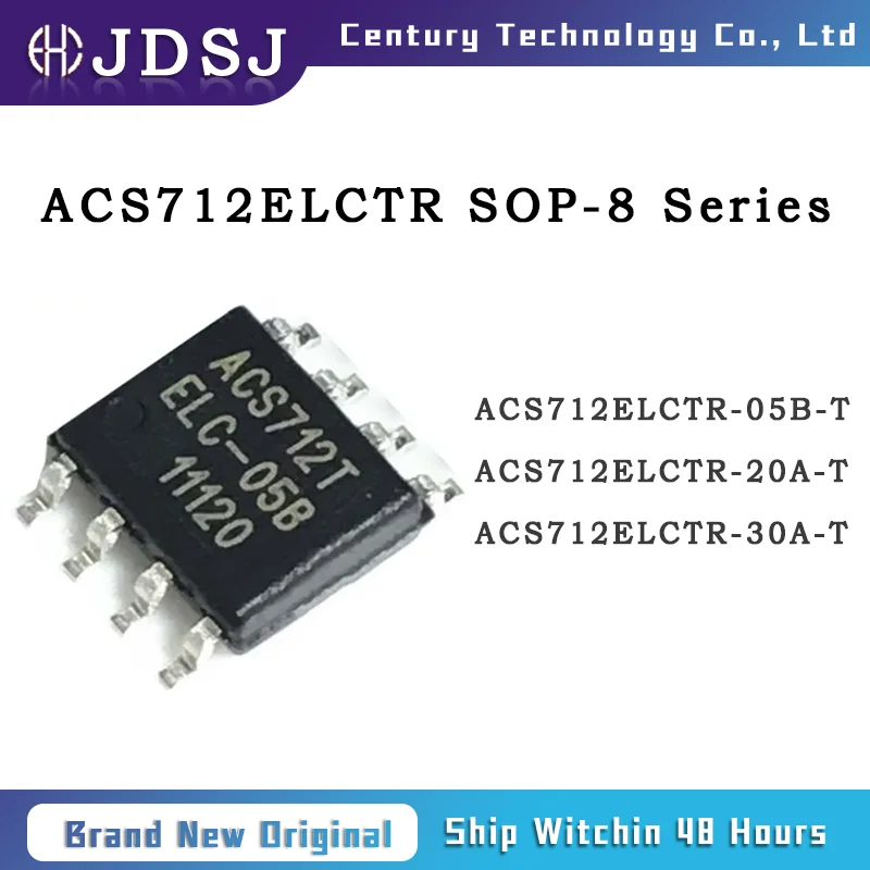 

10PCS ACS712ELCTR ACS712ELCTR-05B-T ACS712ELCTR-20A-T ACS712ELCTR-30A-T SOP8 Brand New Original IC Chip