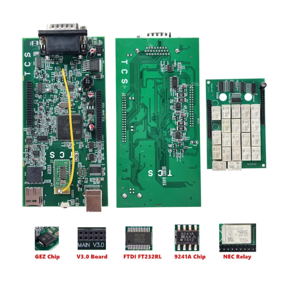 DS150 V3 9241 New VCI 150E CDP TCS with bluetooth dual board