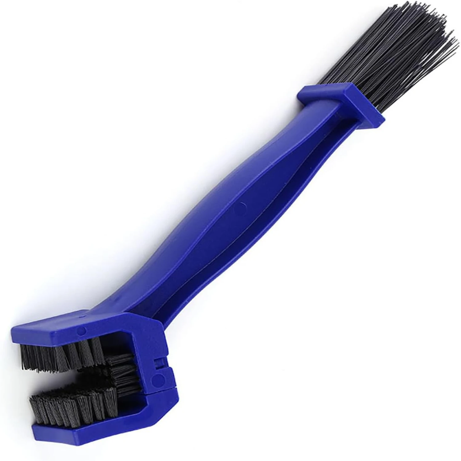 Blue High-Quality Efficient Double-Sided Bike Chain Cleaning Brush Tool for Bikes and Motorcycles - Convenient Size 25 X 5 X 3.2