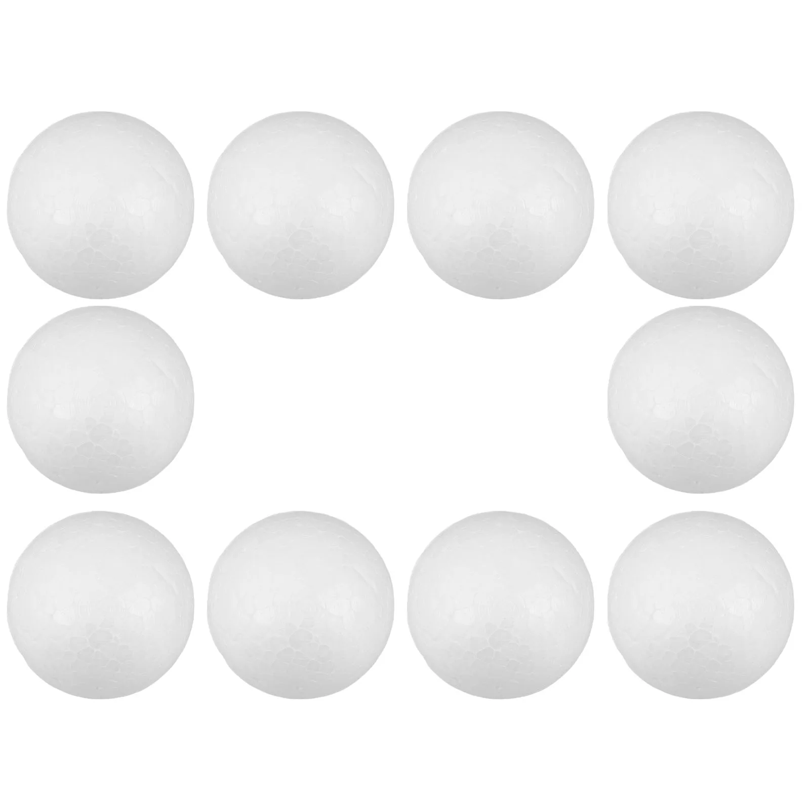 

10pcs Christmas Craft Balls White Polystyrene Foam Spheres 4Cm For Diy Decor Holiday Party Supplies Sphere Crafts Decorative