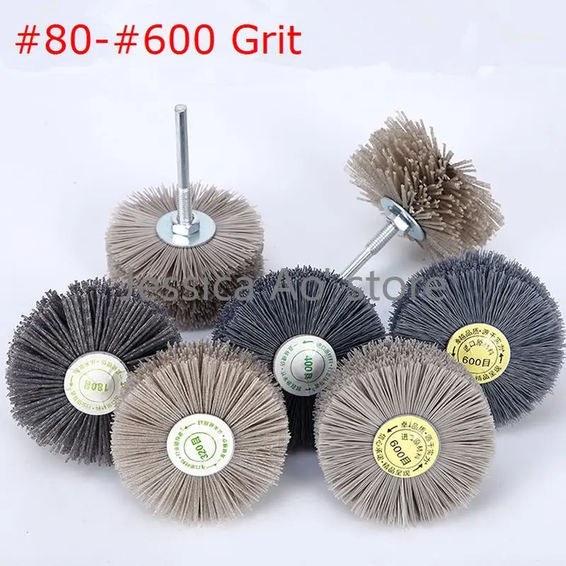 

Прозрачная нейлоновая абразивная щетка-насадка для электроинструментов для полировки мебели из красного дерева