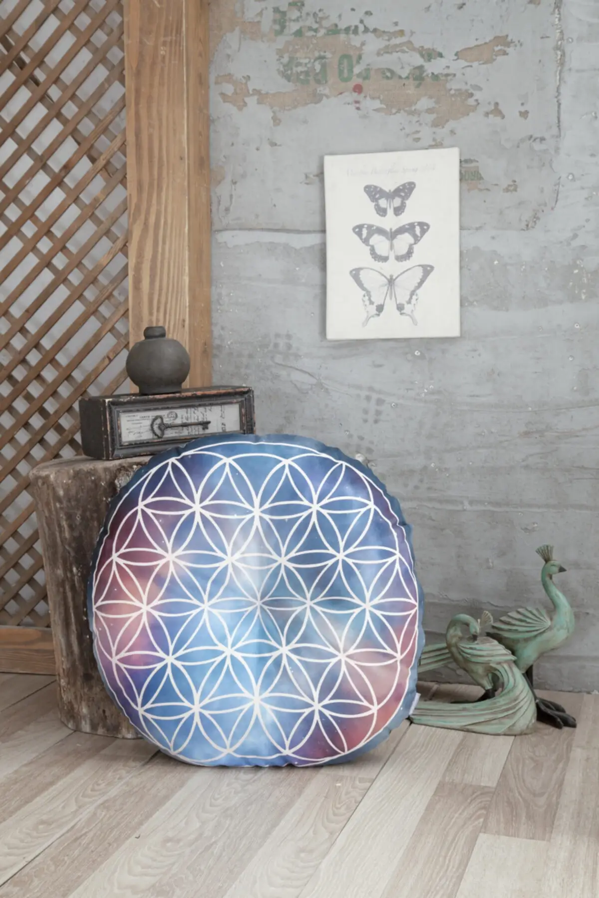 

Decorative Floor Cushion Flower Of Life 2021-2022 Home - Garden - Balcony Decoration