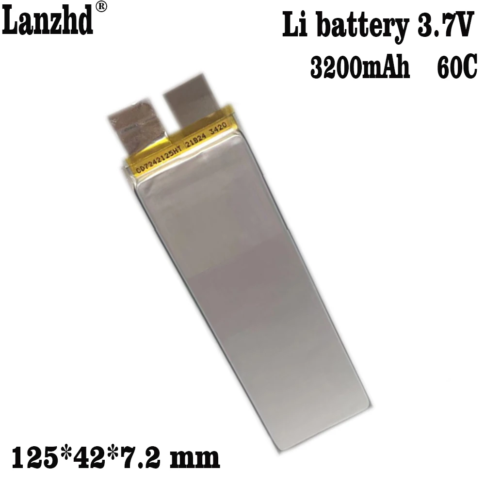 1-8pcs 3.7v 3200mAh 60C Li-ion Battery Lipo Lithium Cells for Diy 24v 36v 48v Battery Pack