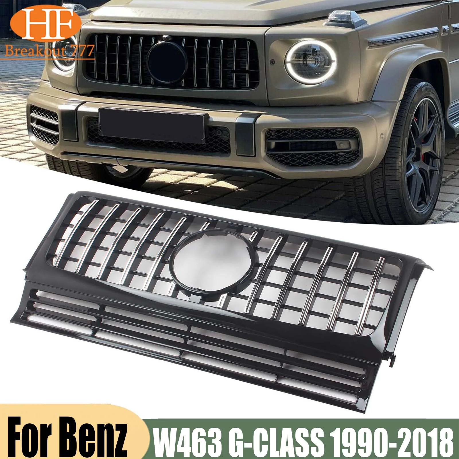 For Mercedes Benz W463 G-CLASS 1990-2018 Front Grille Racing Grill Mesh Tuning Accessories