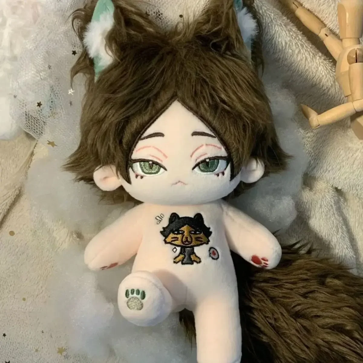 

Аниме Haikyuu Rintaro Suna, милые ушные хвосты, косплей, мягкая плюшевая кукла, платье для тела, хлопковая плюшевая подушка, игрушки, рождественский подарок 20 см