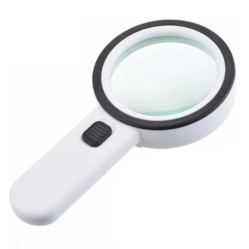 

30-кратный двойной оптический стеклянный объектив со встроенной лупой для чтения книг