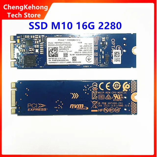 Original M10 16G 2280 2242 Internal Solid State Drive SSD Compatible with Laptop M.2 SSD For INTEL OPTANE