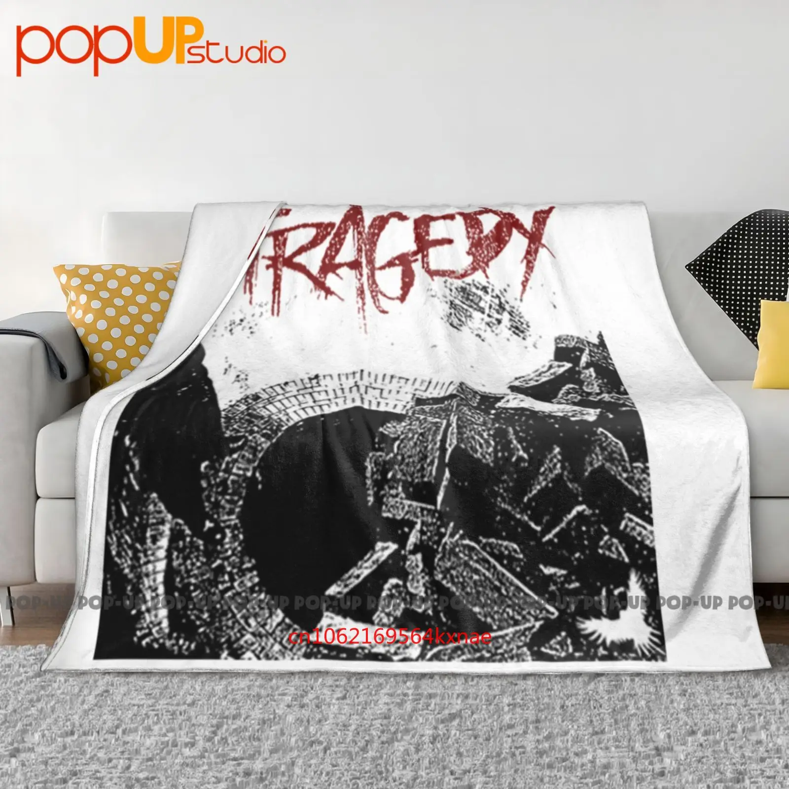 Tragedy Hardcore Punk D Beat Crust Skitsystem Manta ultrasuave Edredón Funda de sofá de invierno Fundas de cama