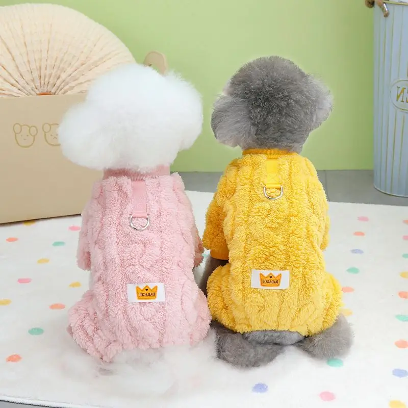 

Small Dog Clothes Winter Dog Outfits Jumpsuit Rompers Poodle Bichon Schnauzer Pet Clothing Overalls Puppy Costume Apparel 2023