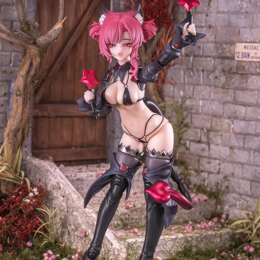 

В наличии Witch Trainee Hoshikawa Neko, экшн-фигурка, аниме 1/12 Mecha Girl, подвижная кукла, модель, коллекция, Decora, настольные игрушки, подарок