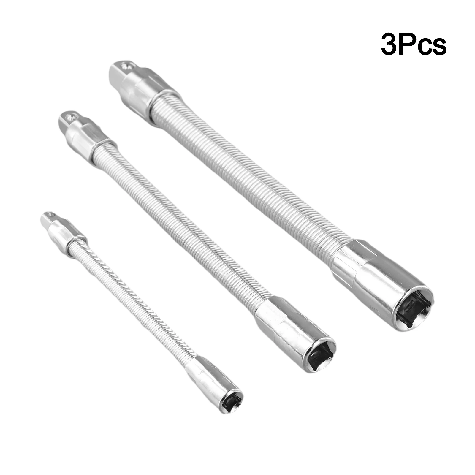 205mm Flexible Socket Extension Mechanical Socket Adapter Set Extension Bar Two-way Winding Wire Design Variable Angle Feature