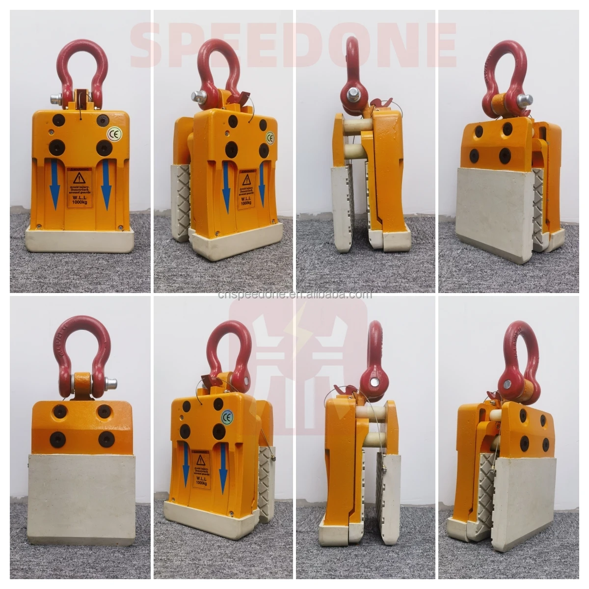 

1000KGS 30mm Steel Stainless Steel Metal Scissor Lifter Granite Marble Slab Stone Big Slab Cladding Lifting Clamp Heavy