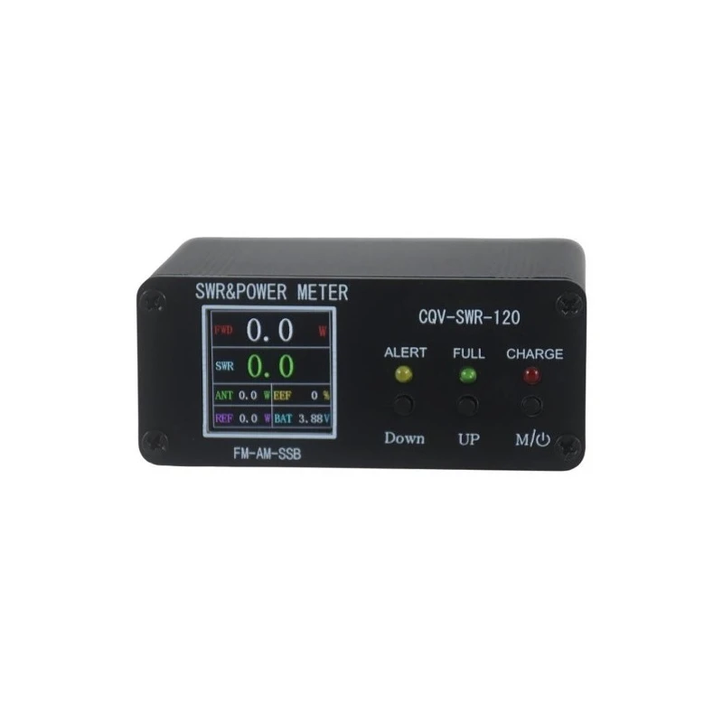 Color Screen Digital Power Standing Wave Meter, Digital Display, Short Wave HF/50MHz Chinese and English Menus