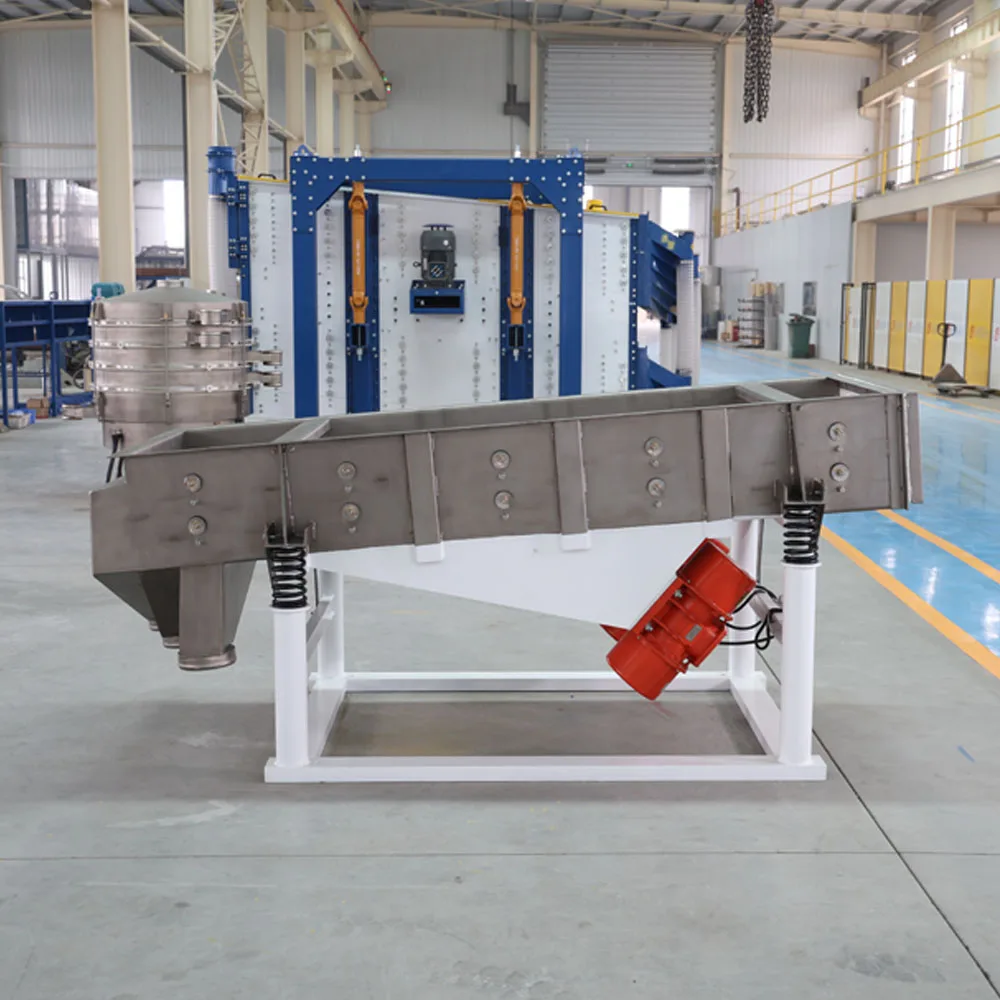 Continuous Feeding Large Screening Area Linear Vibrating Screen